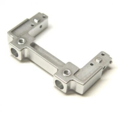 STRC STA31393S Alum Rear Bumper Mount/Chassis Brace Silver : Axial SCX10 II - Image 1 of 2