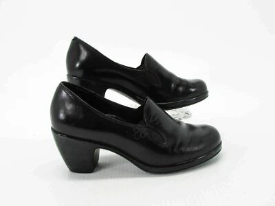 Zapato Dansko Mujer Beth Talla 10M EUR 40 Negro Cuero Tacón Bomba Usado qp Foto 1 de 4