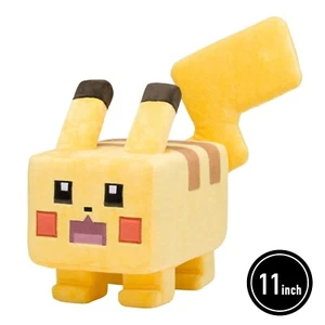 Pokemon Center Original Quest Square Pikachu Stuffed Toy Tumblecube Island New - Picture 1 of 5