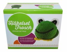 Häkelset Frosch Häkeltier Kuscheltier Baumwolle Häkelgarn Set Bastelset DIY