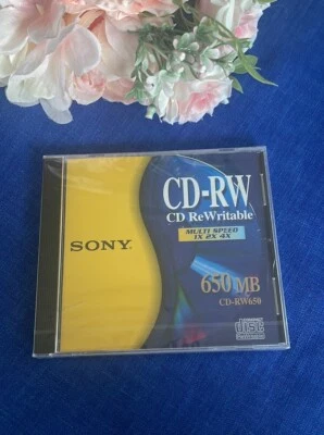 CD ReWritable, 650 MB, High Speed: 4X-10X  (CD-RW, Sony) - Image 1 of 2
