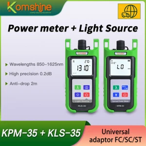 Optic Fiber Power Meter KomShine KPM-35 FTTH Fiber Cable Tester SM Light Source - Picture 1 of 6