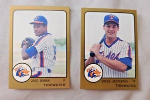 1988 ProCards Tidewater Tides Baseball Card Pick one
