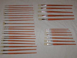 NEW Loew Cornell Paint Brushes YOU CHOOSE Sizes/Types 1 2 3 4 5 6 8 10 12 - Picture 1 of 3