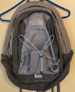 The North Face Jester Backpack Padded Straps Book Bag Hiking Brown Tan Unisex - Picture 1 of 13