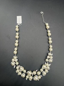 Charter Club Gold-Tone Crystal & Bead Statement Necklace, 17" + 2" extender - Picture 1 of 7