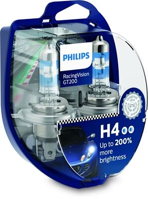 Philips RacingVision GT200 H4 12V 60/55W P43t-38 (2er Box) - Bild 1 von 3