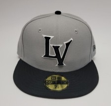UNLV Runnin Rebels NCAA College New Era 59Fifty Fitted Grey Hat Cap Las Vegas LV
