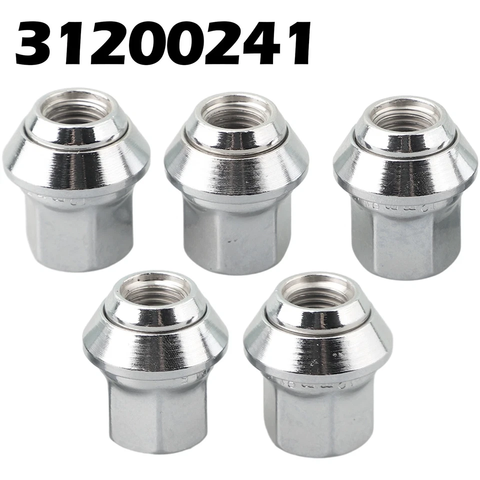 Customize Your Vehicle with Chrome Nuts for Ford Focus For Volvo C30 C70 II - Image 1 of 4