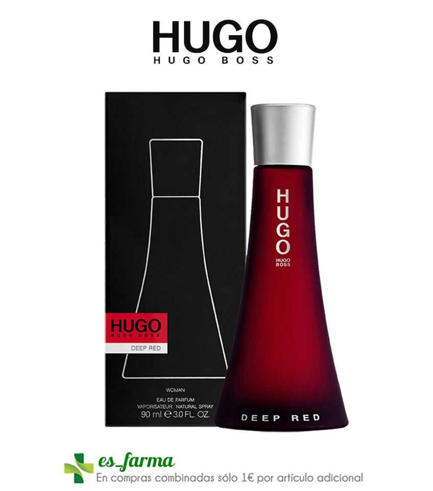 HUGO BOSS HUGO PERFUME MUJER DEEP RED EAU DE PARFUM 90ML WOMAN FEMME DONNA FRAU - Imagen 1 de 1