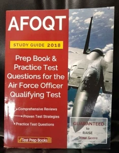 AFOQT STUDY GUIDE - 2018 PB Test Prep & Practice Test Questions for Air Force - Foto 1 di 2