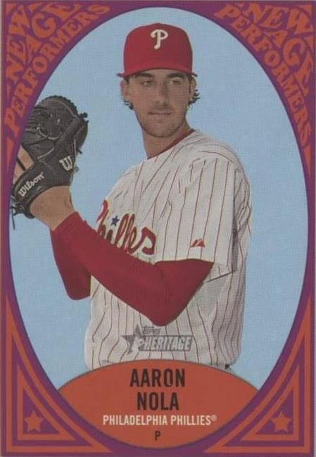 2019 Topps Heritage - Aaron Nola #NAP-20