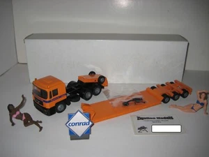 Man F 90 Talbert Low Loader Titschkus #4112 Conrad 1:50 Boxed - Picture 1 of 1