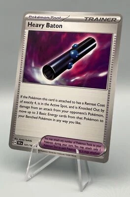 151/162 Heavy Baton - SV05 Temporal Forces Regular NM Pokemon - Image 1 of 2
