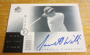 Garrett Willis Autogramm 2001 SP Authentic Sign of the Times #GW Karte PGA Golf - Bild 1 von 2