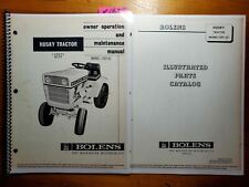 Bolens Husky 1257-01 Tractor Owner Operator Maintenance Manual 552091 + Parts 70