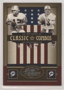 2005 Donruss Classics Classic Combos Silver /250 Bob Griese Dan Marino #CC-5 HOF