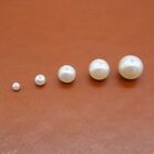 4-8mm Craft Beaded White Jewelry Making Round Sew On Beads Pearl Spacer Acrylic