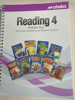 Abeka Reading 4 Answer Key Homeschool Teacher Book 4th Grade 4 2023 - Image 1 of 4