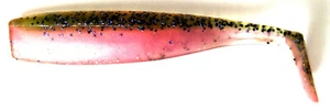 Gummifisch "Shaker" Lunker City Länge 12 oder 15cm lila glitter dunkler Rücken - Bild 1 von 3
