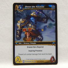 WORLD OF WARCRAFT TRADING CARD 2010, OSSUS THE ANCIENT, GLADIATORS 114/208