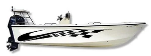 Tribal Decals Racing Flames Vehicle Car Truck Vinyl Boat Graphics Stickers 50" - Picture 1 of 3