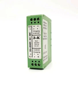 3-K 99931100 DMI50-01-V01 Strommessumformer 5A AC, 0-20mA, 24-230V AC/DC - Bild 1 von 2