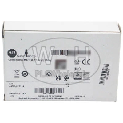 Nuevo relé de seguridad 440R-N23114, MSR126.1T, 24V AC/DC, automático/manual Allen-Bradley Foto 1 de 3