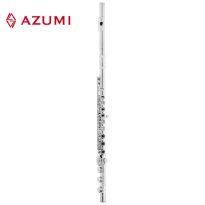 Flauta corporal Azumi AZ3SRB furo aberto, em linha, pé B prata esterlina com estojo - Imagem 1 de 2