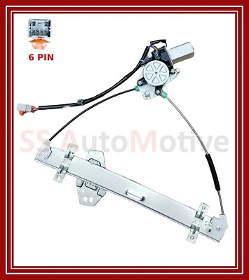 NEW FOR HONDA CIVIC EP 3-DR  FRONT RIGHT SIDE WINDOW REGULATOR WITH 6 PIN MOTOR - Image 1 of 2
