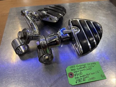 Kuryakyn ISO Wing Mini Footboards W/ 1-1/4” Engine Guards #4450 Foto 1 de 4