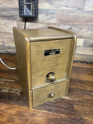 Vintage Plains Stone Mill Electric Stone Grain Grinder Dayton 1/2 HP NICE COND - Image 1 of 4