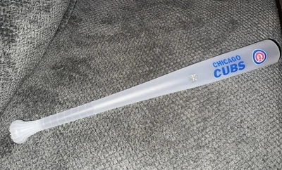 CHICAGO CUBS BEER BAT Plastic Frosted 24" Long Souvenir Beverage Novelty Cup MLB - Image 1 of 4