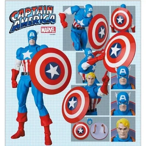 Action figure Mezco 1/12 Collective Captain America Silver Age Edition regalo nuove - Foto 1 di 5