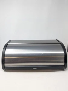 Brabantia Rolltop No Fingerprint Bread Bin Box Stainless Steel Williams Sonoma - Picture 1 of 8