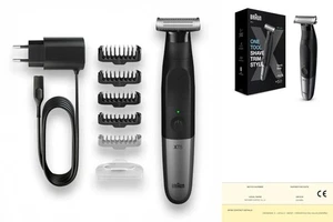 Afeitadora en húmedo Braun XT 5 Face & Body batería - Imagen 1 de 4