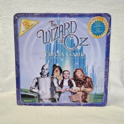 VTG The Wizard Of Oz Trivia Game In Collectors Tin By Pressman Toy 1999 SEALED - Image 1 of 4