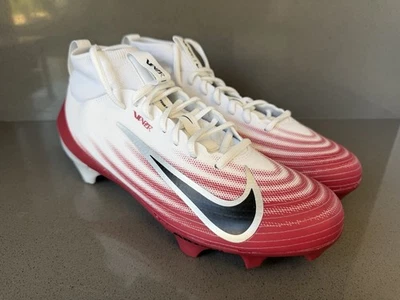 Men's Nike Air Zoom Vapor Pro 1 White Crimson Football Cleat HM8850-102 Size 9 - Image 1 of 4