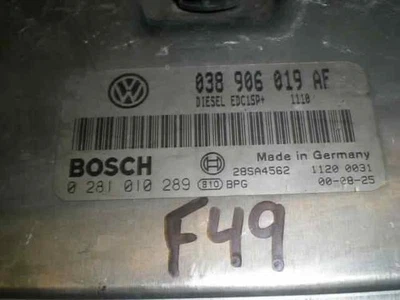 0281010289 CENTRALINA MOTORE / 107262 PER SKODA FABIA 6Y2/6Y3 * - Immagine 1 di 3