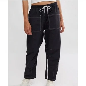 Pantalones Free People Fly By Night negros pista senderismo aire libre talla mediana - Imagen 1 de 5