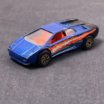 Lamborghini Diablo синий черный спичечный коробок редкая винтажная - Изображение 1 из 4