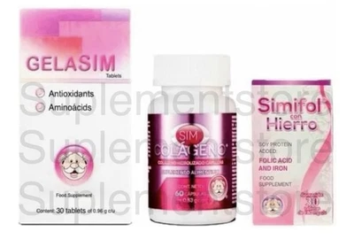 Gelasimi Antioxidants and Amino Acids 3-Pack Variety 120 Count - Image 1 of 4