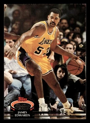 James Edwards 1992-93 Stadium Club #227 Los Angeles Lakers - Image 1 of 2