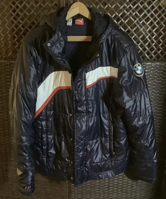 Chaqueta acolchada de invierno BMW talla M azul marino multi marca Foto 1 de 4