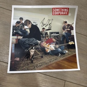 Something Corporate SIGNED Autograph Leaving Through the Window 12x12 Photo - Picture 1 of 9