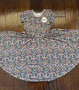 *NWT* DotDotSmile Size 7 Beautiful Floral Cap Sleeve Dress - Picture 1 of 6