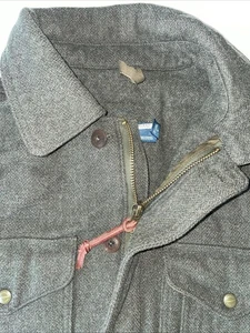 Polo Ralph Lauren Pea Military Coat Jacket Olive Green Large Wool Blend L - Picture 1 of 20