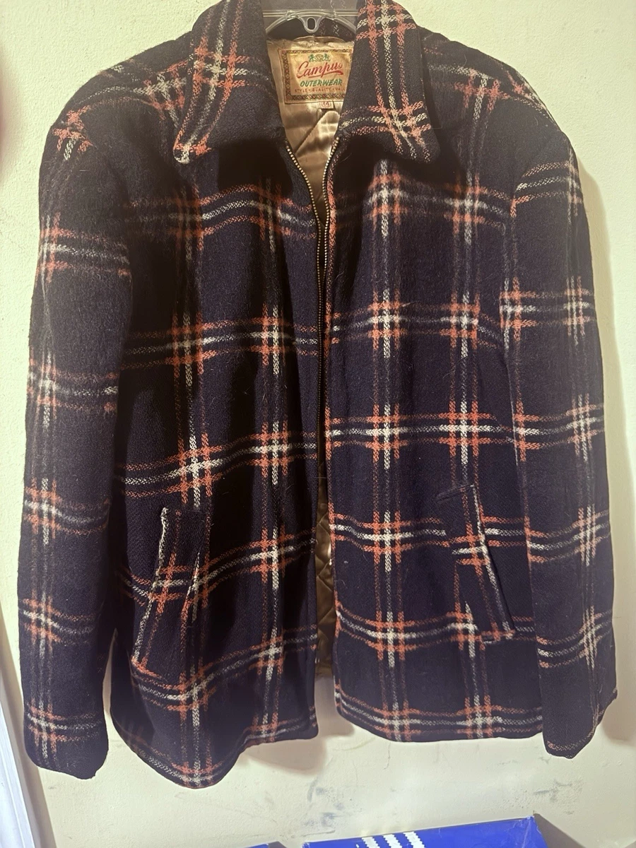 Wool Blend 1950s Vintage Outerwear Coats & Jackets for Men for