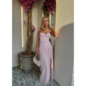 MANNING CARTELL PINK DOUBLE TIME PLEAT DRESS US 8 - Picture 1 of 4