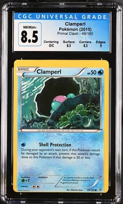 ERROR O/C 2015 Primal Clash #49/160 Clamperl 8.5 CGC 10005325 - Image 1 of 2